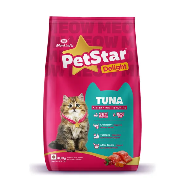 Mankind PetStar Tuna Kitten Cat Dry Food | Petmedicos