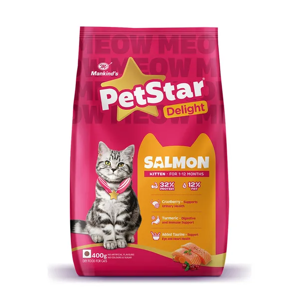 Mankind PetStar Salmon Kitten Cat Dry Food
