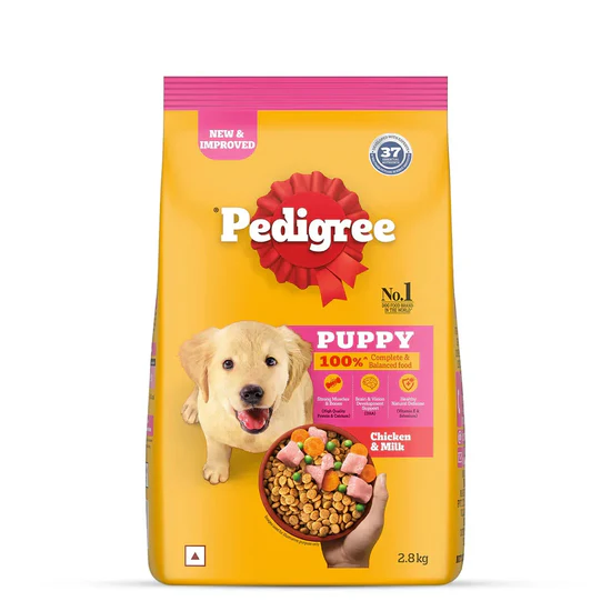 Pedigree Chicken & Milk Dry Dog Food | All Breed Puppy Nutrition