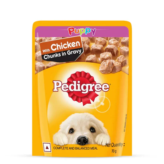 Pedigree Chicken Chunks in Gravy (All Puppy breed)