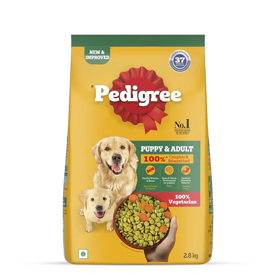 Pedigree Vegetarian Puppy & Adult Dry Food  | Complete Nutrition