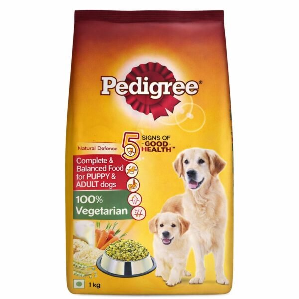 Pedigree 100% Vegetarian Complete Dog Food (Puppy & Adult)