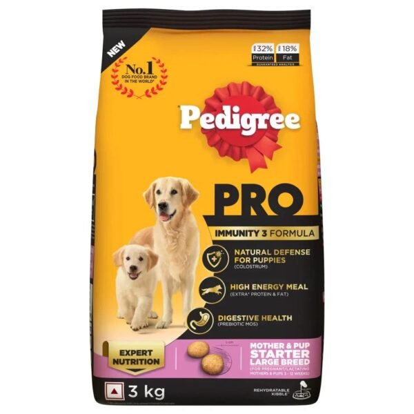 Pedigree PRO Immunity 3 Formula Mother & Pup Starter Large Breed Dry Dog Food