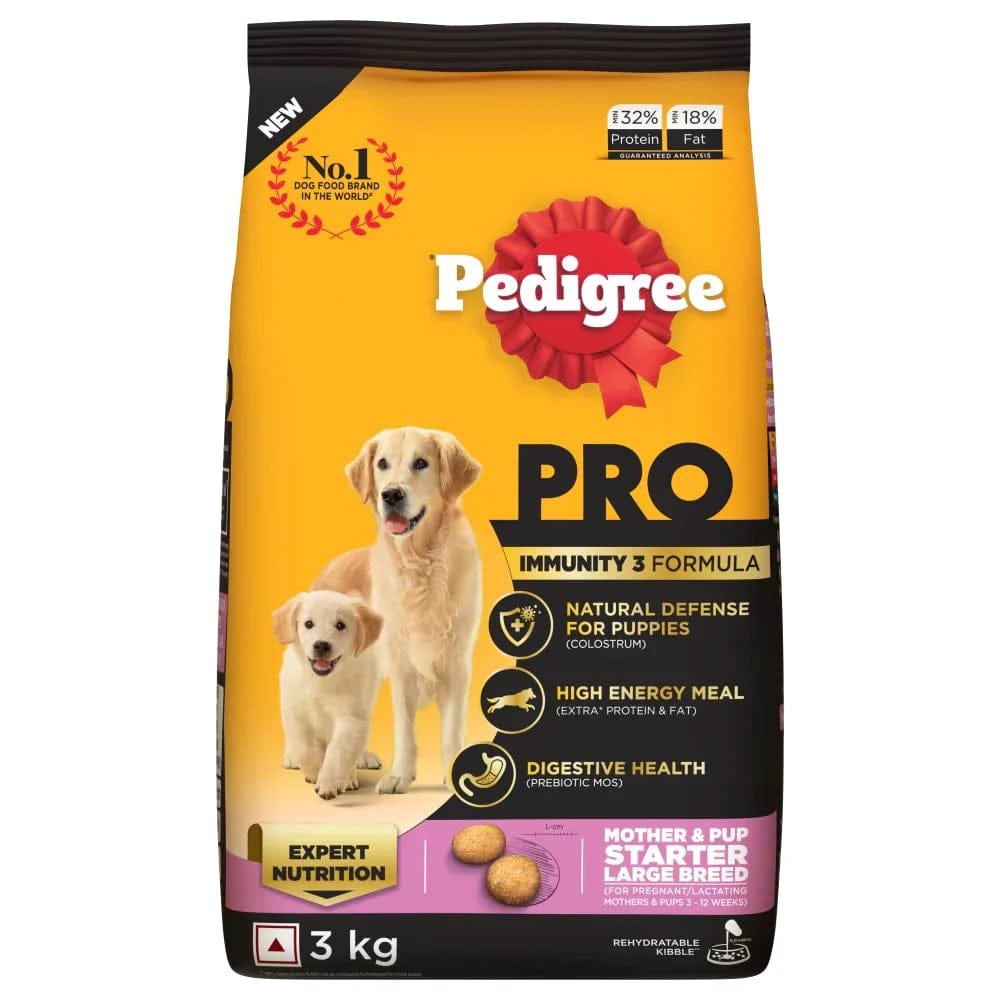 Pedigree PRO Immunity 3 Formula Mother & Pup Starter Large Breed Dry Dog Food